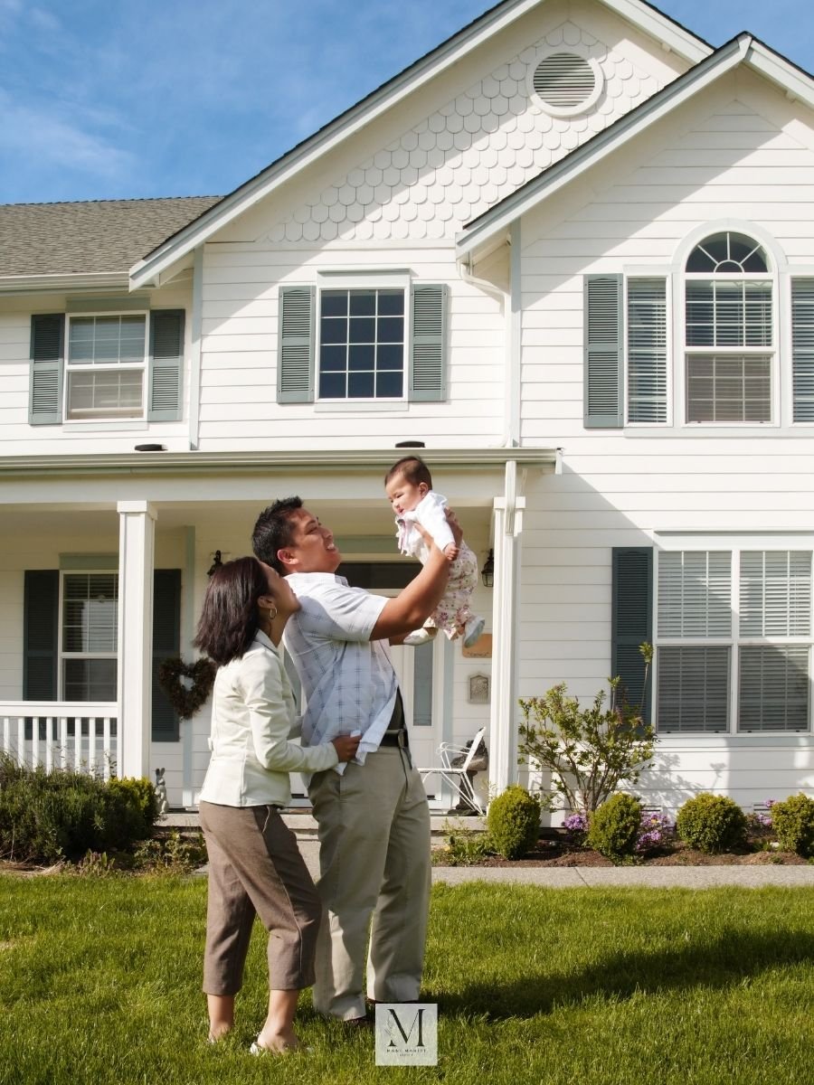 Buyers exploring their next home