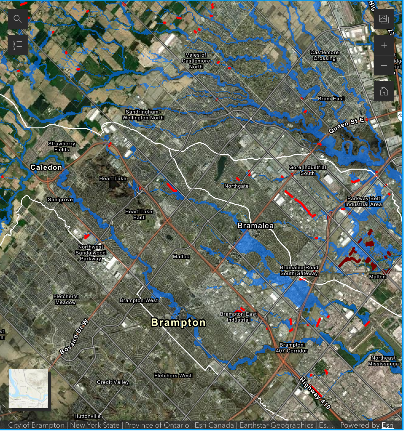 TRCA Flood Plain Map Viewer