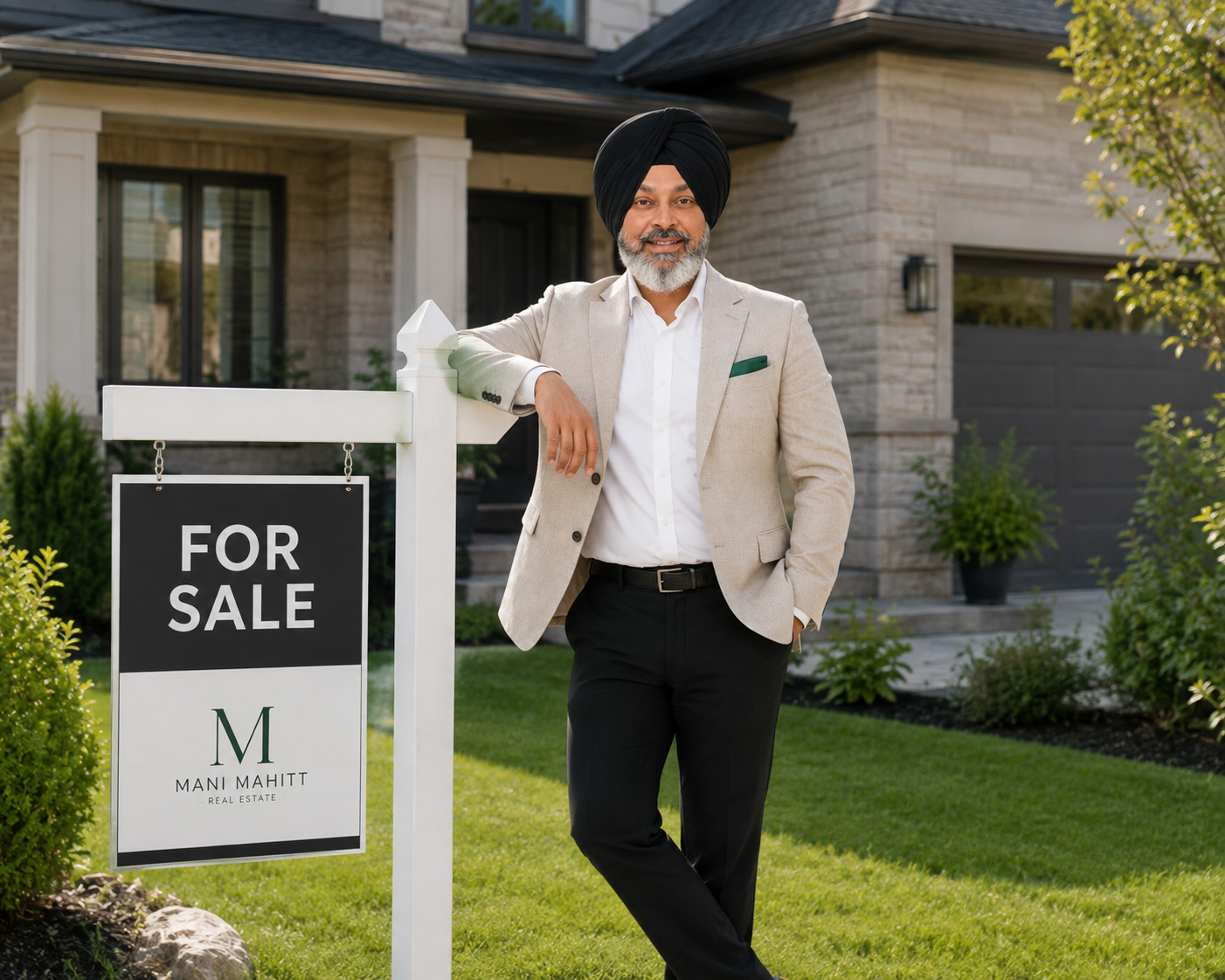 Mani Mahitt marketing a home for sale