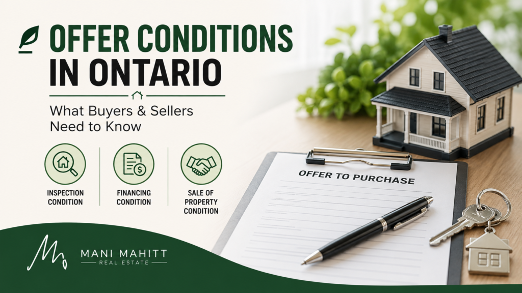 Offer Conditions Ontario Buyers Should Consider